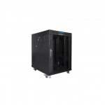 LANBERG  FF01-8015-12BL rack cabinet 15U Freestanding rack Black | FF01-8015-12BL | 5901969433883