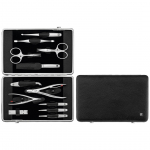 ZWILLING  TWINOX Zestaw do manicure &ndash; czarne sk&oacute;rzane etui, 12 element&oacute;w | 97054-004-3 | 4009839493751