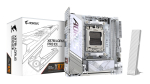 GIGABYTE  X870I AORUS PRO ICE Motherboard - Supports AMD Ryzen 9000 Series CPUs, 8+2+1 phases VRM, up to 8400MHz DDR5 (OC), 1xPCIe 5.0 M.2 + 1xPCIe 4.0 M.2, WI-FI 7, 2,5GbE LAN, USB 4 | X870I AORUS PRO ICE | 4719331866112
