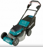 MAKITA  DLM465PT4 lawn mower Push lawn mower Battery Black, Blue, Metallic | 1852277 | 0088381767101