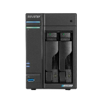 ASUSTOR  LOCKERSTOR 2 Gen2 + (AS6702T v2) NAS Desktop Intel&reg; Celeron&reg; N5105 4 GB DDR4 0 TB ADM Black | AS6702T v2 | 4710474831739