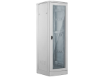 Alantec Szafa 42U 800x800, drzwi przednie szklane, drzwi tylne metalowe pełne, zamek, 4 belki nośne, cok&oacute;ł w zestawie, do samodzielnego montażu, kolor szary, | 28616 | 5904204407472