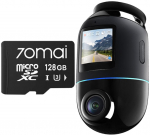 70MAI Wideorejestrator  X800 Dash Cam 4K Omni czarny + microSD  128GB | X800 black 128GB | 5904463685772