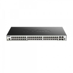 D-Link  DGS-1510-52X/E network switch Managed L3 Gigabit Ethernet (10/100/1000) 1U Black | DGS-1510-52X/E | 790069467950