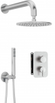 Deante Concealed shower set with mixer box - with overhead shower | BXYYFQSM | 5907650850809