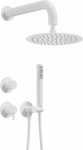 Deante Concealed shower set with overhead shower | NQS_A9YK | 5907650858492