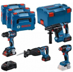 Bosch . 18V COMBO KIT (GSR 18V-90C +GDX 18V-210C +GBH 18V-24C +GSA 18V-28) 1xPC4.0Ah 2xPC5.5Ah ... | 0615990N37 | 4059952687438