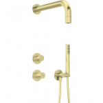 Deante Shower set with overhead shower head | NHS_R9XK | 5907650886747