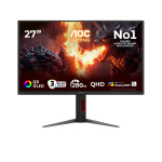 AOC  G4 Q27G4ZD/69 computer monitor 67.3 cm (26.5") 2560 x 1440 pixels Black, Red | Q27G4ZD | 4038986183161