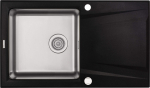 Deante 1-bowl granite-steel sink with drainer | ZSR_G113 | 5908212058022
