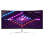 LC-POWER  LC-M34-UWQHD-100-C-V3 computer monitor 86.4 cm (34") 3440 x 1440 pixels UltraWide Quad HD LCD White | LC-M34-UWQHD-100-C-V3 | 4260070129872