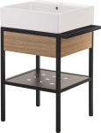 Deante Konsola łazienkowa stojąca z umywalką i z szufladą - 56.5x50 cm | CDTD6U5S | 5908212074114