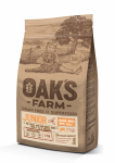 OAK'S FARM teraviljavaba kuivtoit v&auml;ikest ja v&auml;ga v&auml;ikest t&otilde;ugu noortele koertele, l&otilde;he ja krilliga 2 kg
