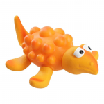 MISOKO Koera m&auml;nguasi, dinosaurus, vin&uuml;&uuml;l, oranž 21 cm