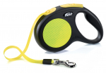 FLEXI Neon XS automaatne lindi-jalutusrihm M, max 25 kg, 5 m