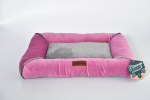 P.LOUNGE Lavendliaroomiga magamisase lemmikloomale S:61x45x7 cm, roosa ja hall