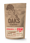OAK'S FARM teraviljavaba kuivtoit steriliseeritud eakatele kassidele, l&otilde;hega 400 g