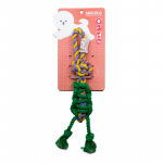 MISOKO Lemmiklooma m&auml;nguasi n&ouml;&ouml;riga, roheline, 28 cm