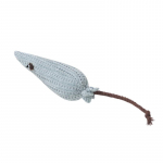 HIPPIE PET Kassi m&auml;nguasi, hiir hall, 11 cm