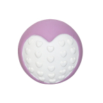 MISOKO Koera m&auml;nguasi, pall s&uuml;damete fragmentidega lateks, lilla/valge, 6.35 cm