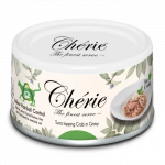 CHERIE Konserveeritud kassitoit karvapusade vastu, tuunikala ja krabidega kastmes 80 g