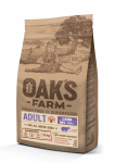 OAK'S FARM teraviljavaba kuivtoit k&otilde;igile t&auml;iskasvanud koerat&otilde;ugudele, lambalihaga 12 kg