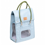 MISOKO Lemmiklooma kandekott-seljakott, nahk, 33x16x40 cm sinine