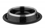 VEER METALS Moon lemmikloomakauss, metall must, 0,25 l, &Oslash;15,5 cm