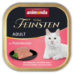 ANIMONDA Vom feinsten classic konservs&ouml;&ouml;t t&auml;iskasvanud kassidele kalkunis&uuml;dametega 100 g