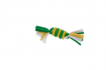 MISOKO Koera m&auml;nguasi, r&otilde;ngas n&ouml;&ouml;ridega lateks, roheline/kollane, 20 cm
