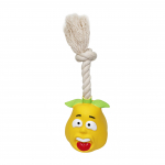 HIPPIE PET Koeram&auml;nguasi PIRN n&ouml;&ouml;riga, lateksist, kollane, 20 cm