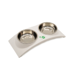 KIKA RAINBOW Lemmiklooma kauss topelt, valge, suurus S