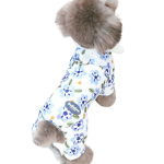 PAW COUTURE Lemmiklooma kombinesoon lilleline, sinine, M