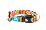 Max & Molly SMART ID kaelarihm koerale, kalasabamustriga, v&auml;rviline colorful, size XS