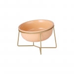 XINGMI CERAMICS Kauss lemmikloomale keraamiline, rauast raamiga virsikuv&auml;rvi, 0,8 l, 17,5x12x10 cm