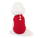 PAW COUTURE lemmiklooma vest punane, M