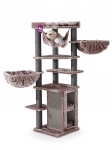 PETREBELS Kraapimispuu kassidele 50x50x158 cm, pruun