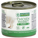 NATURE'S PROTECTION T&auml;iss&ouml;&ouml;t kutsikatele kanaliha ja k&uuml;&uuml;likuliha 200 g