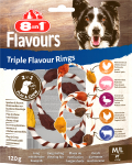 8IN1 Koerte toidulisand &ndash; maius Triple Flavour, looma-, kana- ja kalkunilihaga, r&otilde;ngakujuline suurus M-L, 120 g