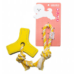 MISOKO Lemmiklooma m&auml;nguasi n&ouml;&ouml;riga, kollane, 42 cm