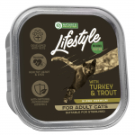 NATURE'S PROTECTION LIFESTYLE konservs&ouml;&ouml;t t&auml;iskasvanud kassidele kalkuniliha ja forelliga 85 g