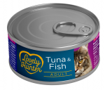 LOVELY HUNTER konservs&ouml;&ouml;t t&auml;iskasvanud kassidele tuunikala ja kalaga 85 g