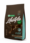 NATURE'S PROTECTION LIFESTYLE teraviljavaba kuivtoit t&auml;iskasvanud kassidele, valge kalaga 1,5 kg