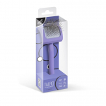 TAURO PRO LINE kumer ristk&uuml;likukujuline puidust hari, harjased 25&nbsp;mm, lilla S, 6,1&nbsp;&times;&nbsp;19,0 cm, lilla