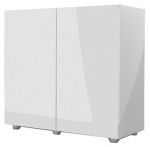 AQUAEL GLOSSY valge akvaariumikapp valge, 80 &times; 35 &times; 70 cm