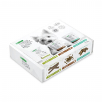 NATURE'S PROTECTION SUPERIOR CARE T&auml;iskasvanud valgekarvaliste koerte mitmeotstarbeliste teraviljavabade toidulisand-maiuste valge kala, lambaliha ja putukatega komplek 3x150 g