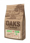 OAK'S FARM teraviljavaba kuivtoit k&otilde;igile t&auml;iskasvanud koerat&otilde;ugudele kodulinnulihaga 12 kg