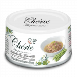 CHERIE Konserveeritud kassitoit terve karvkatte heaks, kanaliha, spinatite ja t&uuml;rgi ubadega kastmes 80 g