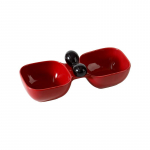 XINGMI CERAMICS Kausi lemmikloomale, keraamiline, 23x10x7 cm punane