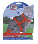 TRIXIE Traksikomplekt kassidele nailon, traksidega, valgust peegeldav